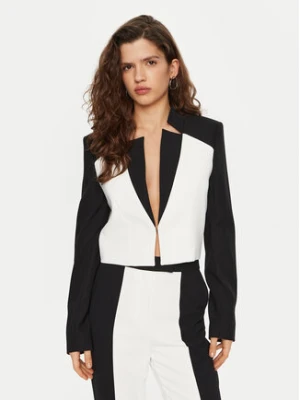 KARL LAGERFELD Marynarka A1W14044 Biały Relaxed Fit