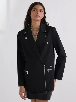 Karl Lagerfeld marynarka z domieszką wełny