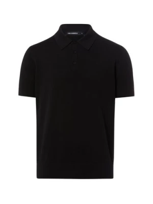 Zdjęcie produktu KARL LAGERFELD koszulka polo Mężczyźni Bawełna czarny