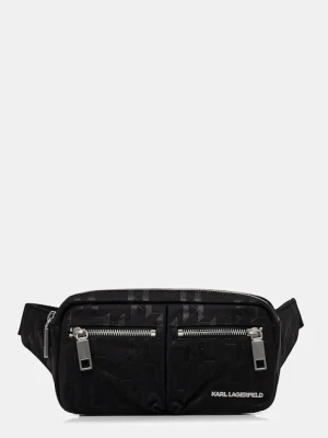 Karl Lagerfeld nerka K/MONOGRAM męska kolor czarny A3M30164