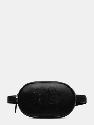 Karl Lagerfeld nerka skórzana K/CIRCLE kolor czarny B1W30075