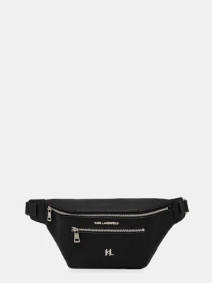 Karl Lagerfeld nerka skórzana kolor czarny 554451.815911