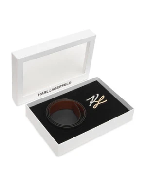 KARL LAGERFELD Pasek Damski B1W33044 Czarny