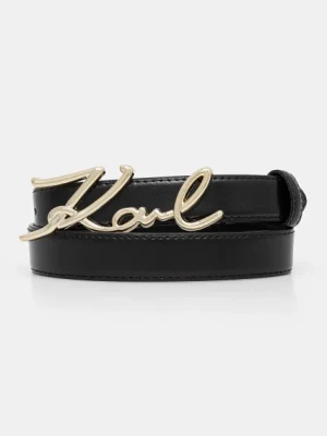 Karl Lagerfeld pasek damski kolor czarny A1W33205