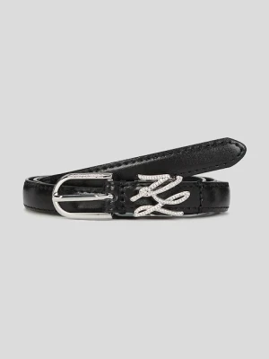 Karl Lagerfeld pasek damski kolor czarny A3W33038