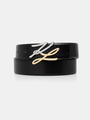 Karl Lagerfeld pasek damski skórzany K/AUTOGRAPH
