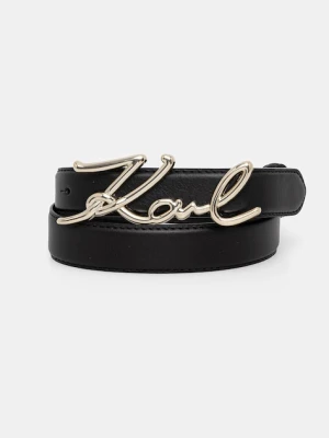 Karl Lagerfeld pasek damski skórzany K/SIGNATURE