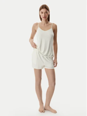 KARL LAGERFELD Piżama B1W45011 Beżowy jasny Regular Fit