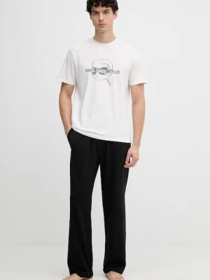 Karl Lagerfeld piżama dwuczęściowa męska bawełniana z elastanem