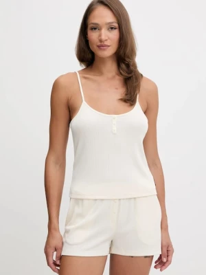 Karl Lagerfeld piżama ESSENTIAL damska kolor beżowy A3W45006