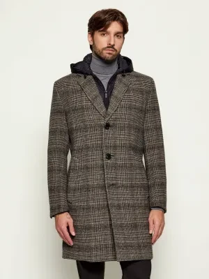 Karl Lagerfeld Płaszcz 2w1 | z dodatkiem wełny