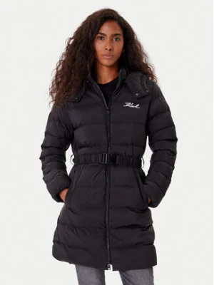 KARL LAGERFELD Kurtka zimowa A1W15047 Czarny Slim Fit