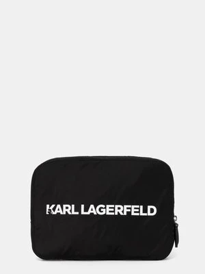 Karl Lagerfeld plecak damski kolor czarny mały wzorzysty A1W30137