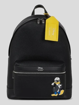 Karl Lagerfeld plecak KL X DISNEY damski kolor czarny duży z nadrukiem A3W30321