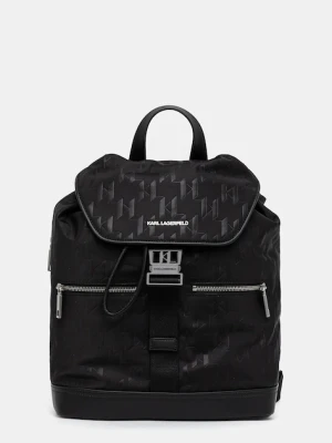 Karl Lagerfeld plecak K/MONOGRAM męski kolor czarny duży A3M30162