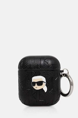 Karl Lagerfeld pokrowiec na AirPods 1/2 kolor czarny KLA2PGKIPK