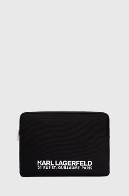 Karl Lagerfeld pokrowiec na laptopa kolor czarny 245M3203