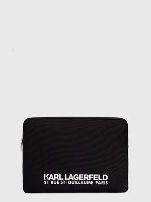 Karl Lagerfeld pokrowiec na laptopa kolor czarny 245M3203