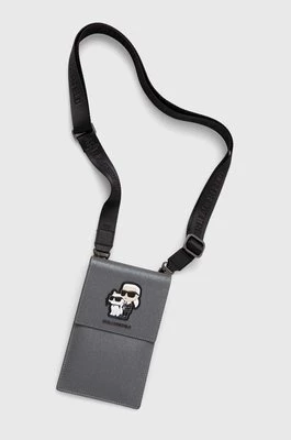Karl Lagerfeld pokrowiec na telefon Torebka kolor szary