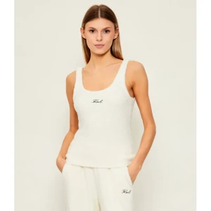 Karl Lagerfeld Polarowy top | Slim Fit