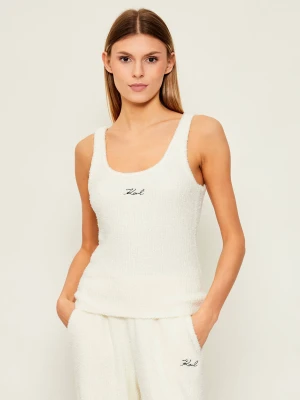 Karl Lagerfeld Polarowy top | Slim Fit