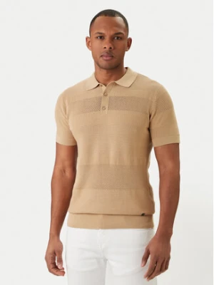 KARL LAGERFELD Polo 655009 562301 Beżowy Regular Fit
