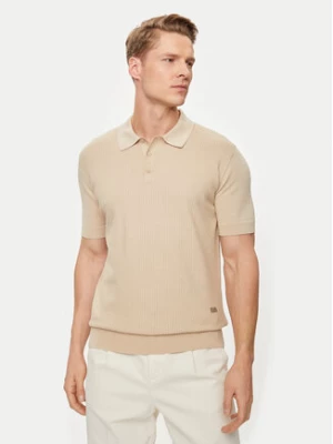 KARL LAGERFELD Polo 655040 542307 Beżowy Regular Fit