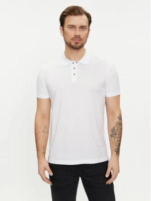 KARL LAGERFELD Polo 745000 542200 Biały Regular Fit