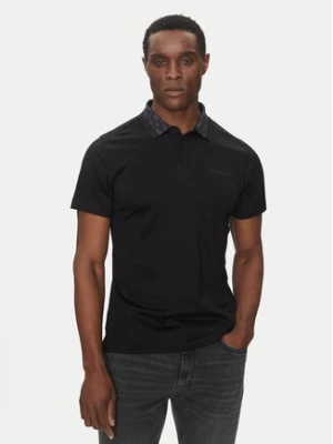 KARL LAGERFELD Polo 745001 552200 Czarny Slim Fit