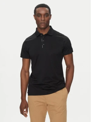 KARL LAGERFELD Polo 745007 552200 Czarny Regular Fit