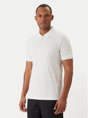 KARL LAGERFELD Polo 745008 562203 Biały Regular Fit