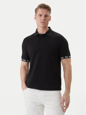 KARL LAGERFELD Polo 745020 562221 Czarny Regular Fit