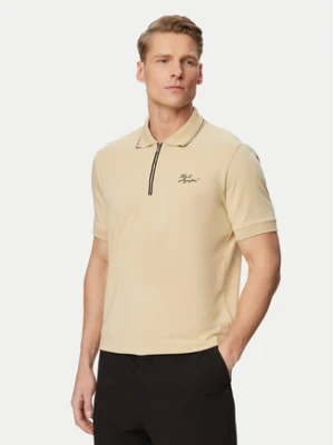 KARL LAGERFELD Polo 745021 562221 Beżowy Regular Fit
