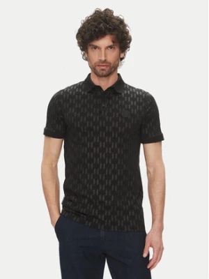 KARL LAGERFELD Polo 745070 552251 Czarny Regular Fit