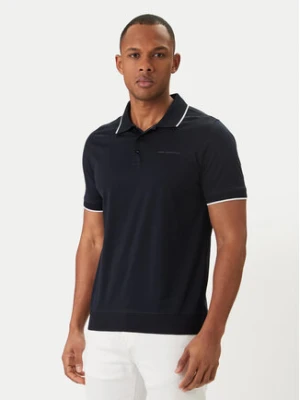 KARL LAGERFELD Polo 745080 562200 Granatowy Regular Fit
