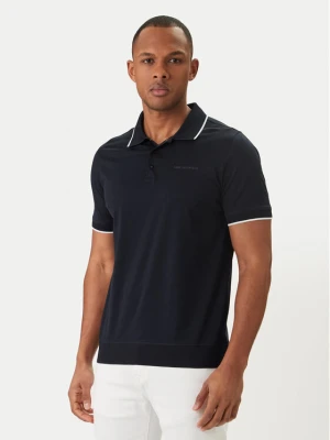 KARL LAGERFELD Polo 745080 562200 Granatowy Regular Fit