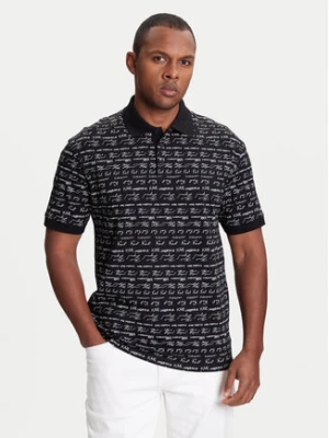 KARL LAGERFELD Polo 745120 553225 Czarny Regular Fit