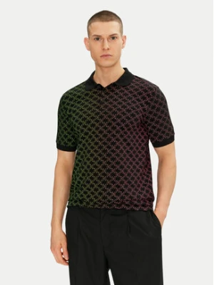 KARL LAGERFELD Polo 745401 552235 Czarny Slim Fit