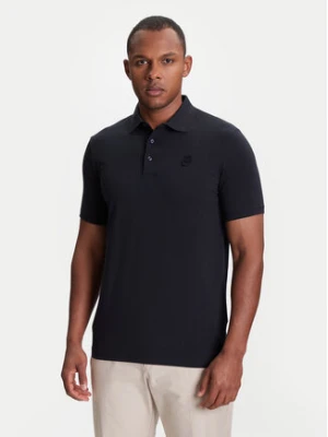 KARL LAGERFELD Polo 745750 553221 Granatowy Regular Fit
