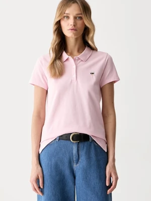 Karl Lagerfeld polo damskie bawełniane IKON