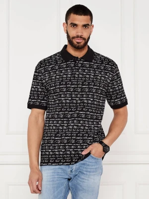 Karl Lagerfeld Polo | Loose fit czarny