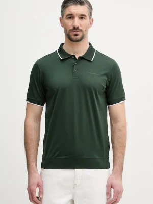 Karl Lagerfeld polo męski bawełniany zielony