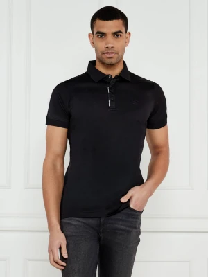 Karl Lagerfeld Polo PRESS BUTTON | Regular Fit czarny