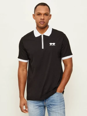 Karl Lagerfeld Polo | Regular Fit czarny