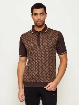 Karl Lagerfeld Polo | Regular Fit brązowy