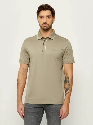 Karl Lagerfeld Polo | Regular Fit beżowy