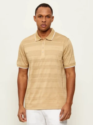 Karl Lagerfeld Polo | Regular Fit beżowy