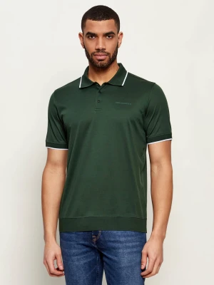 Karl Lagerfeld Polo | Regular Fit butelkowa zieleń