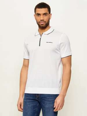 Karl Lagerfeld Polo | Regular Fit biały