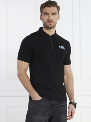Karl Lagerfeld Polo | Regular Fit czarny
